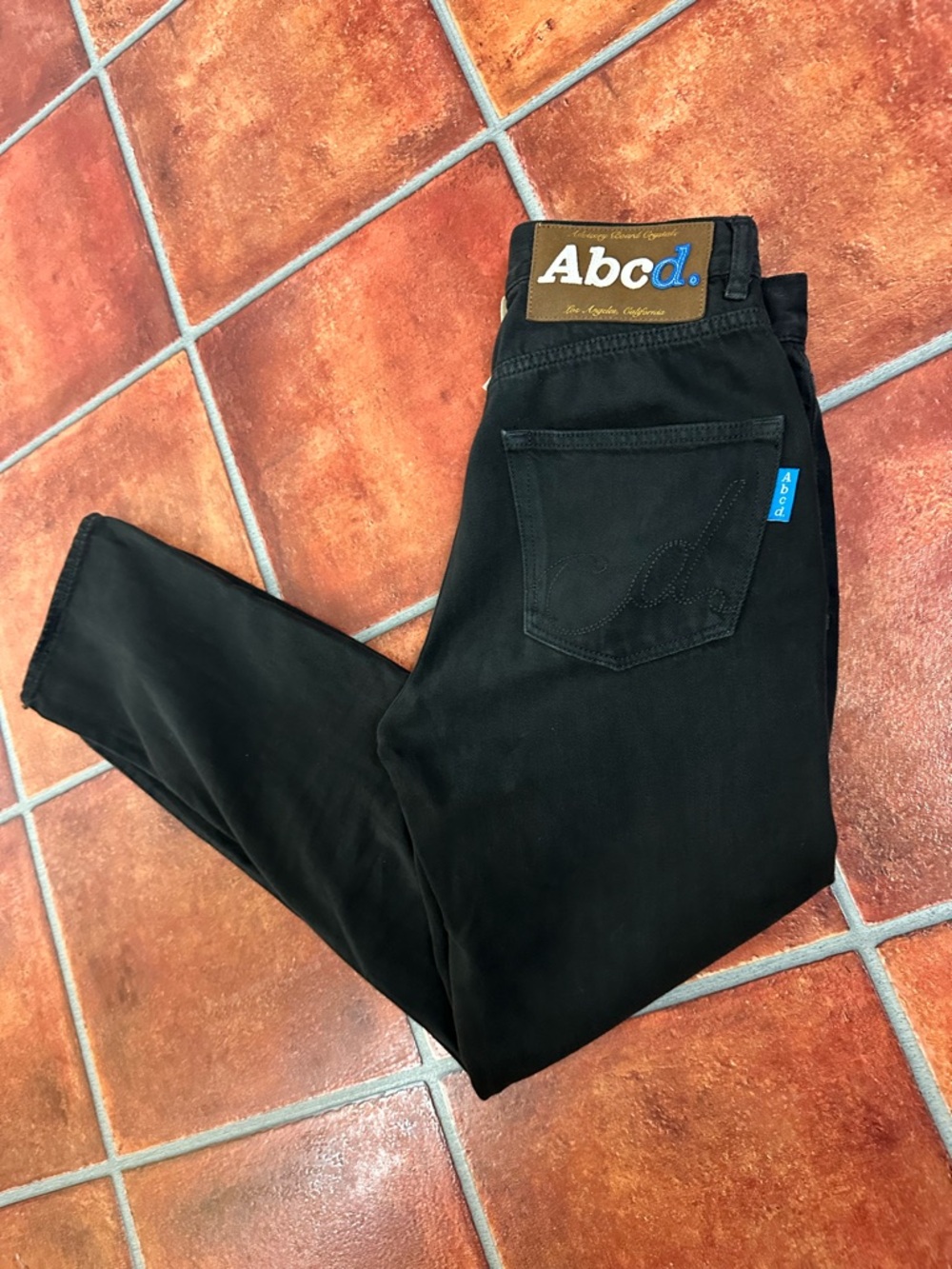 Advisory Board Crystals Abcd Black Slim Straight Men's Jeans
